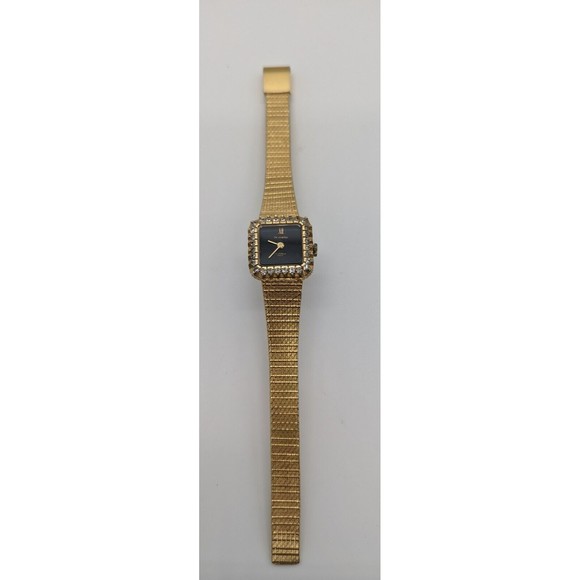 Vintage Women's DeCesare Italian 17 Jewels Wind Up Watch Gold Plate Runs Great - Picture 6 of 8